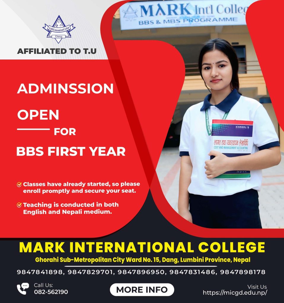 Admission Open for BBS First Year 2082